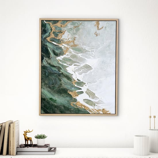 Artistry Hazel Canvas Sea Waves Picture Frame - 42x52cm