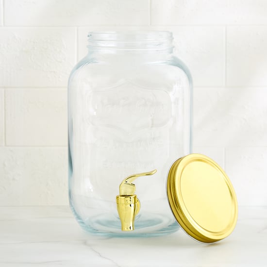 Fiesta Ku Oren Glass Dispenser - 4L