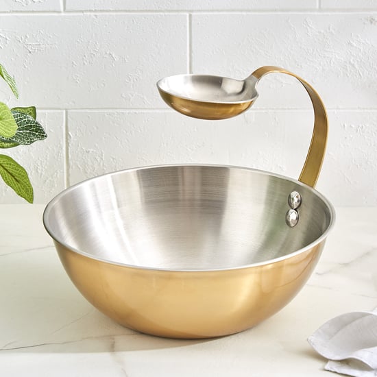 Shale Primo Stainless Steel Chip and Dip Bowl