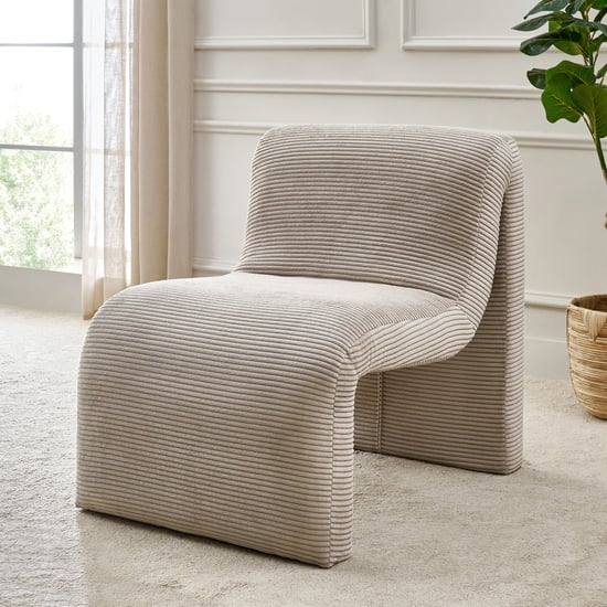 Radiance Fabric Accent Chair - Brown