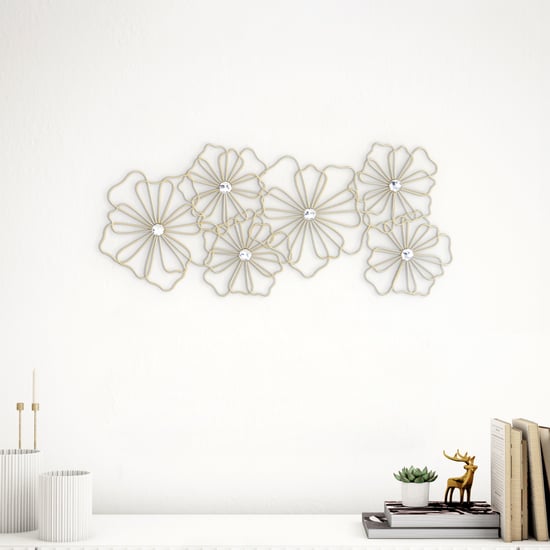 Iliano Cast Metal Floral Wall Accent