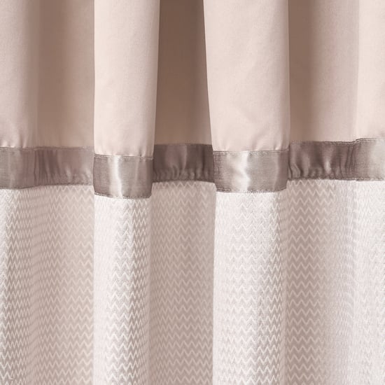 Elrene Whimsy Set of 2 Jacquard Light Filtering Door Curtains - 8.8ft (270cm)