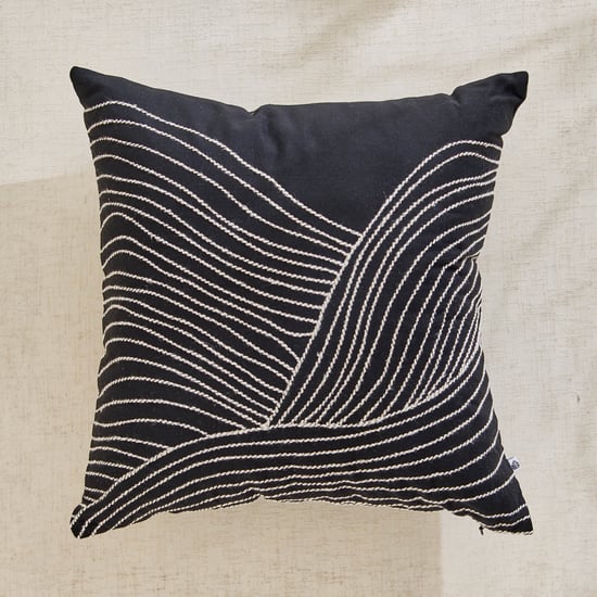 Alloy Decor Vertex Embroidered Filled Cushion - 40x40cm