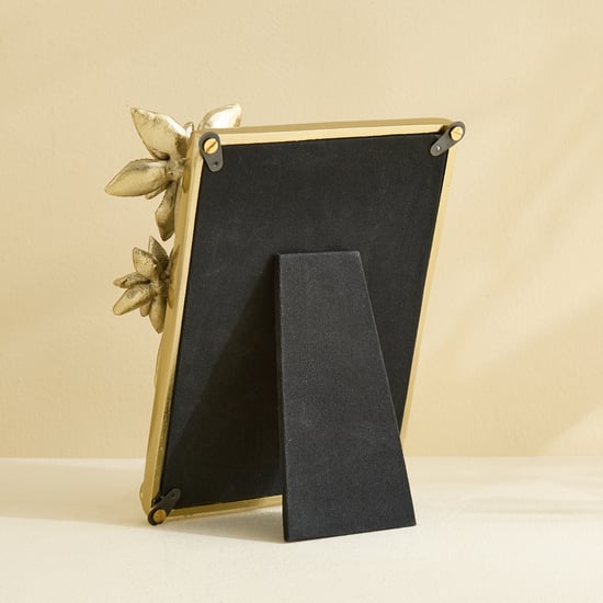 Brill Brew Metal Floral Photo Frame - 16x19cm