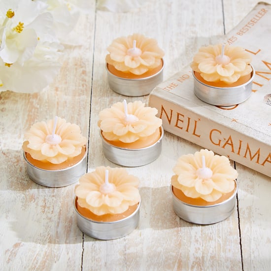 Vicente Ivy Set of 6 Floral Scented T-Light Candles