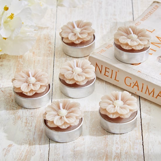 Vicente Ivy Set of 6 Floral Scented T-Light Candles