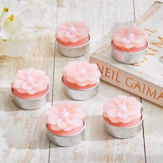 Vicente Ivy Set of 6 Floral Scented T-Light Candles