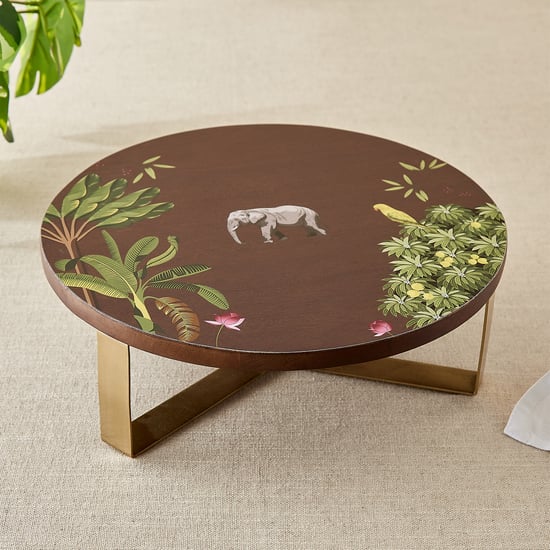 Niko Beacon Mango Wood Printed Cake Stand