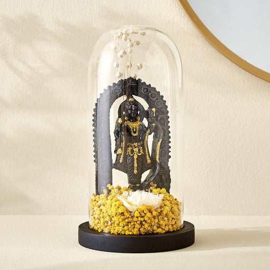 Haven Alba Glass Shri Ram in Dome Figurine