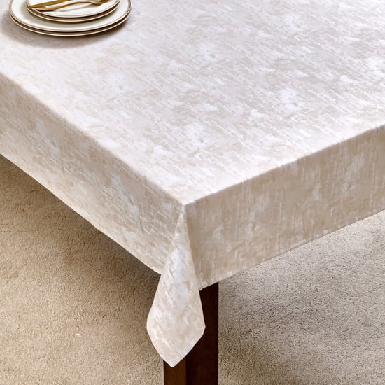 Glimmer Brio Cotton Jacquard 6-Seater Table Cloth - 200x135cm