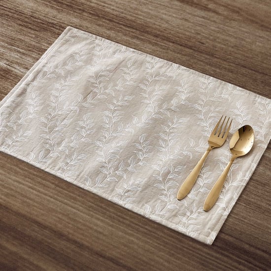 Glimmer Brio Cotton Jacquard Placemat