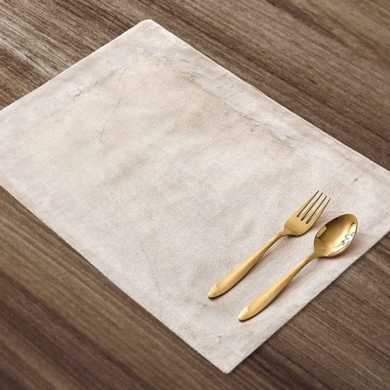 Glimmer Brixa Velvet Finish Foil Print Placemat
