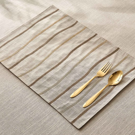 Glimmer Endura Cotton Embroidered Placemat