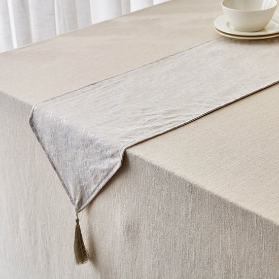Glimmer Brio Cotton Jacquard Table Runner