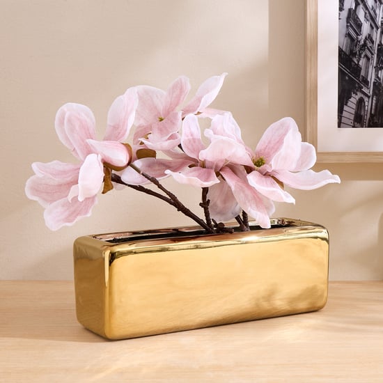 Gloria Elara Artificial Magnolias in Ceramic Pot