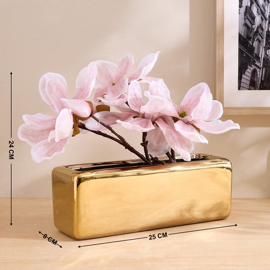 Gloria Elara Artificial Magnolias in Ceramic Pot