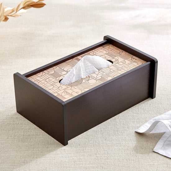 Zenith Lineart Wooden Tissue Box - 23x14.5x9cm