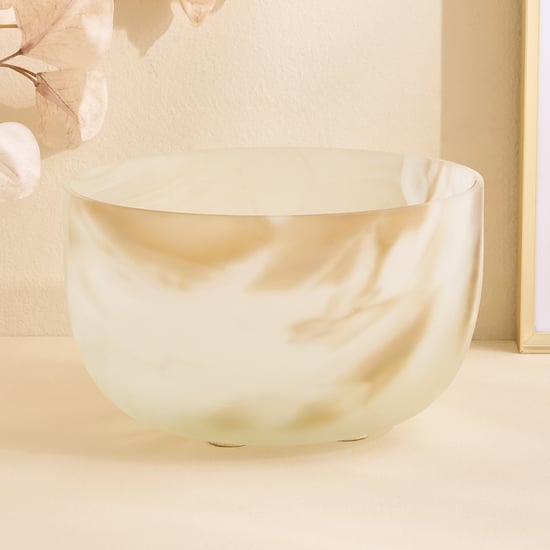 Alchemy Alabasta Glass Fluid Decorative Bowl
