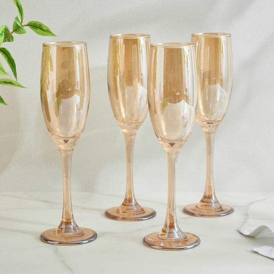 Wexford Kin Seong Set of 4 Champagne Glasses - 185ml