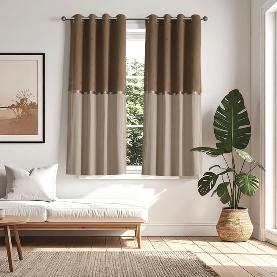 Elrene Whimsy Set of 2 Jacquard Light Filtering Window Curtains - 5.2ft (160cm)