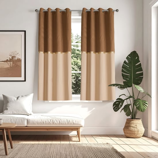 Elrene Whimsy Set of 2 Jacquard Light Filtering Window Curtains - 5.2ft (160cm)