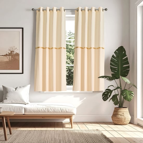 Elrene Whimsy Set of 2 Jacquard Light Filtering Window Curtains - 5.2ft (160cm)