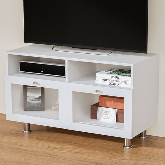 Helios Soho Small TV Unit - White