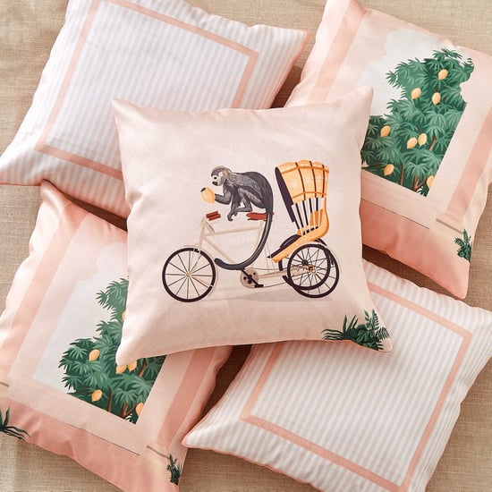 Vera Houzi Set of 5 Printed Cushion Covers - 40x40cm