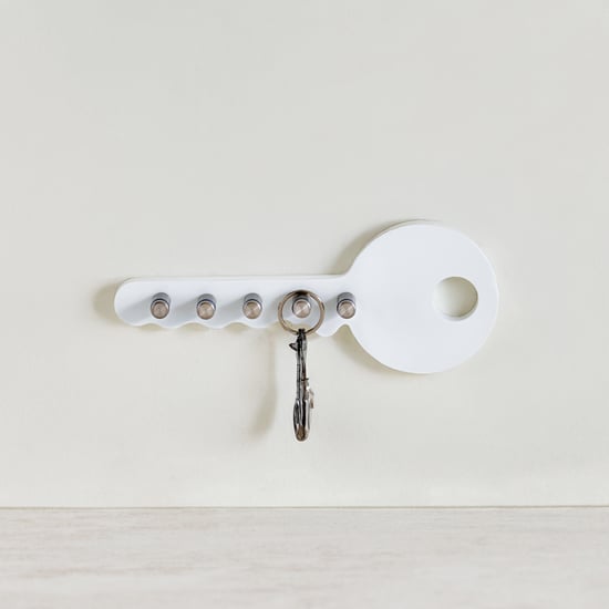 Lock Wall Key Holder - White