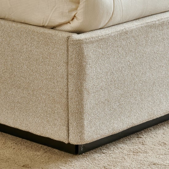 Saga Queen Bed - Beige