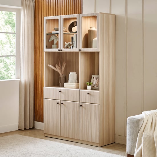 Wells Modular Multipurpose Curio - Grey