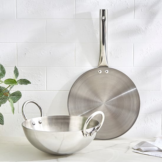Gravis Steller 2Pcs Triply Stainless Steel Cookware Set