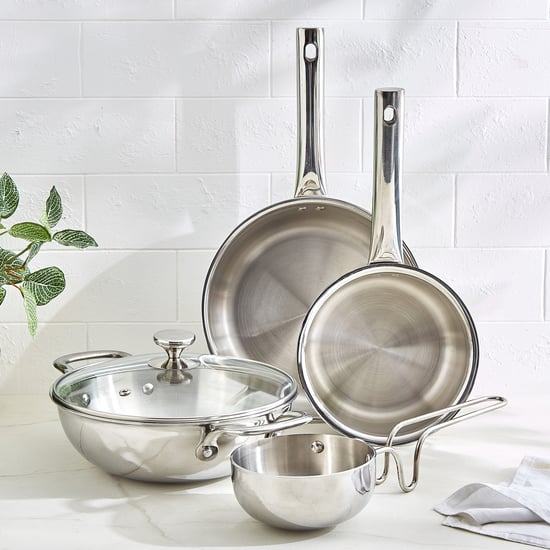 Gravis Stellar 5Pcs Triply Stainless Steel Cookware Set