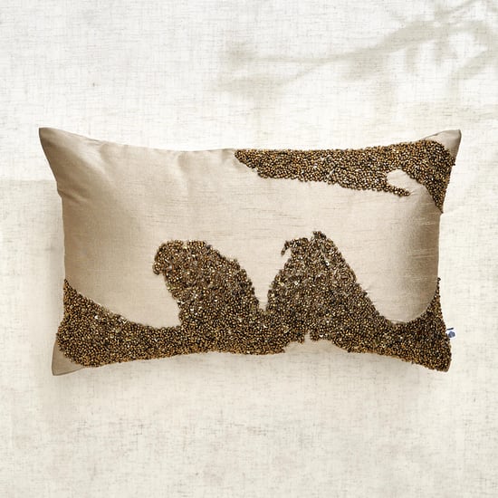 Glimmer Dusk Halo Extravagance Embellished Cushion Cover - 50x30cm