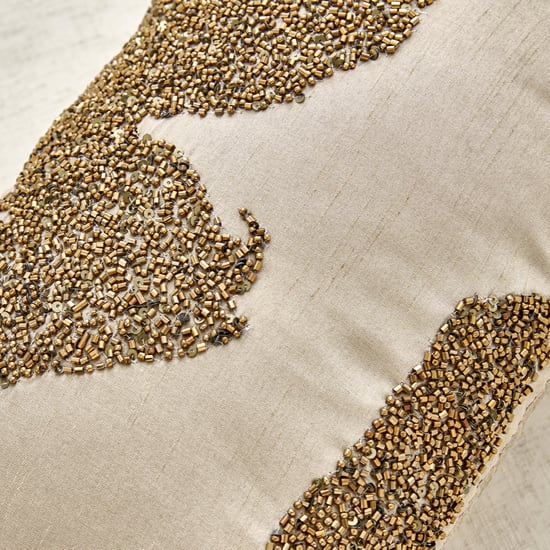 Glimmer Dusk Halo Extravagance Embellished Cushion Cover - 50x30cm