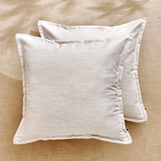 Aldeco Set of 2 Woven Cushion Covers - 40x40cm