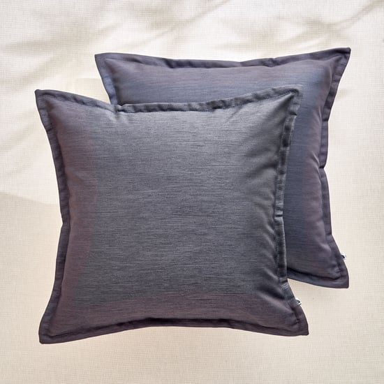 Aldeco Set of 2 Woven Cushion Covers - 40x40cm