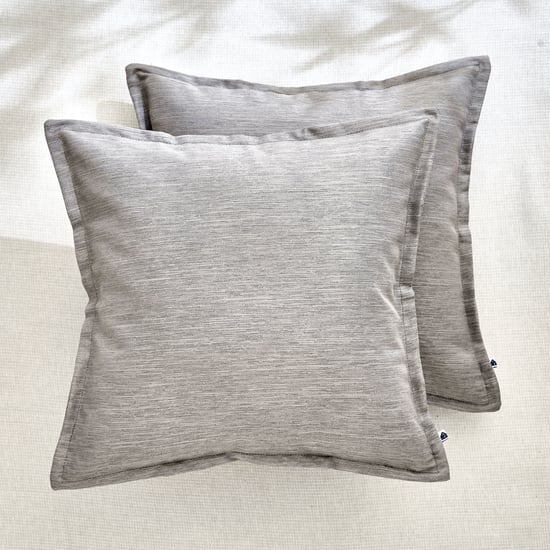 Aldeco Set of 2 Woven Cushion Covers - 40x40cm