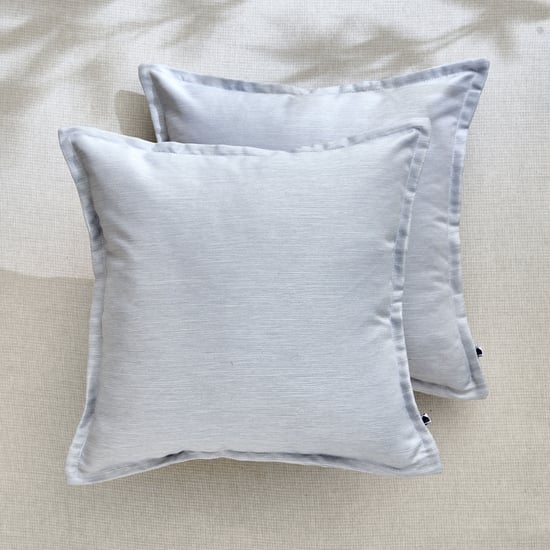 Aldeco Set of 2 Woven Cushion Covers - 40x40cm