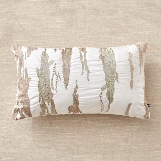 Alchemy Mimosa Velvet Embroidered Filled Cushion - 50x30cm