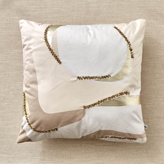 Alchemy Verbena Beads Embellished Filled Cushion - 45x45cm