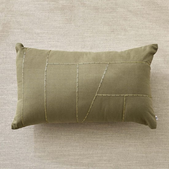 Nuqta Neriah Embroidered Filled Cushion - 50x30cm