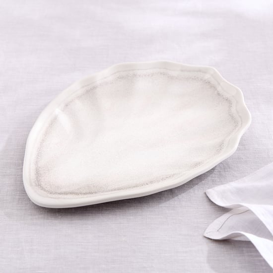 Silvano Melamine Petal Serving Platter - 28x20cm