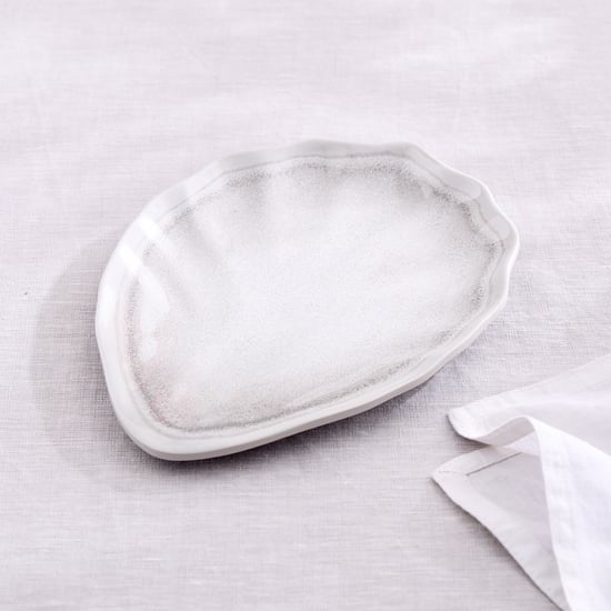 Silvano Melamine Leaf Serving Platter - 22.5x16.5cm