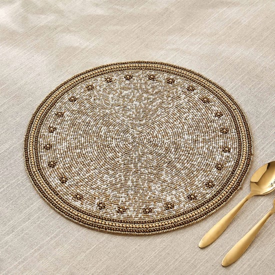 Corsica Halcyon Glass Beaded Placemat