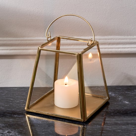 Brim Royale Altin Glass Lantern