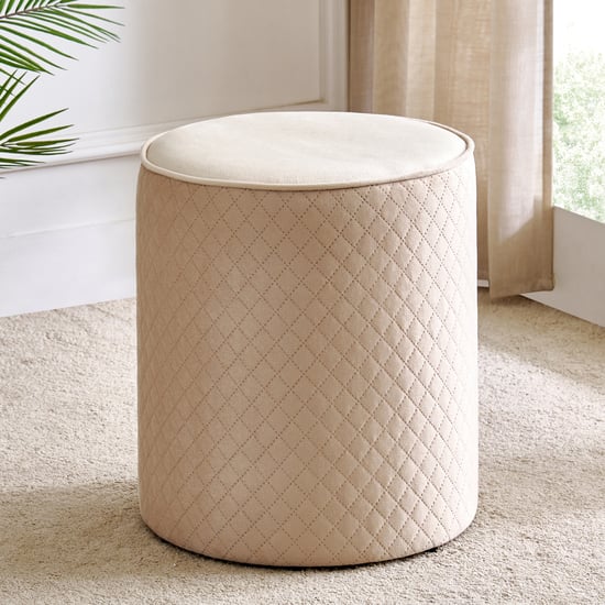 Murphy Plus Fabric Ottoman - Beige