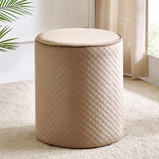 Murphy Plus Fabric Ottoman - Brown