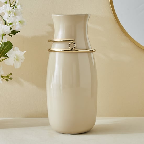 Moksha Loop Ceramic Vase - Large