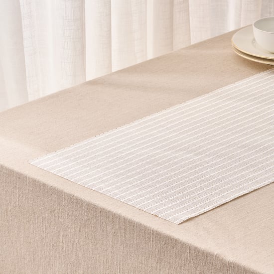 Glimmer Eden PVC Ribbed Table Runner
